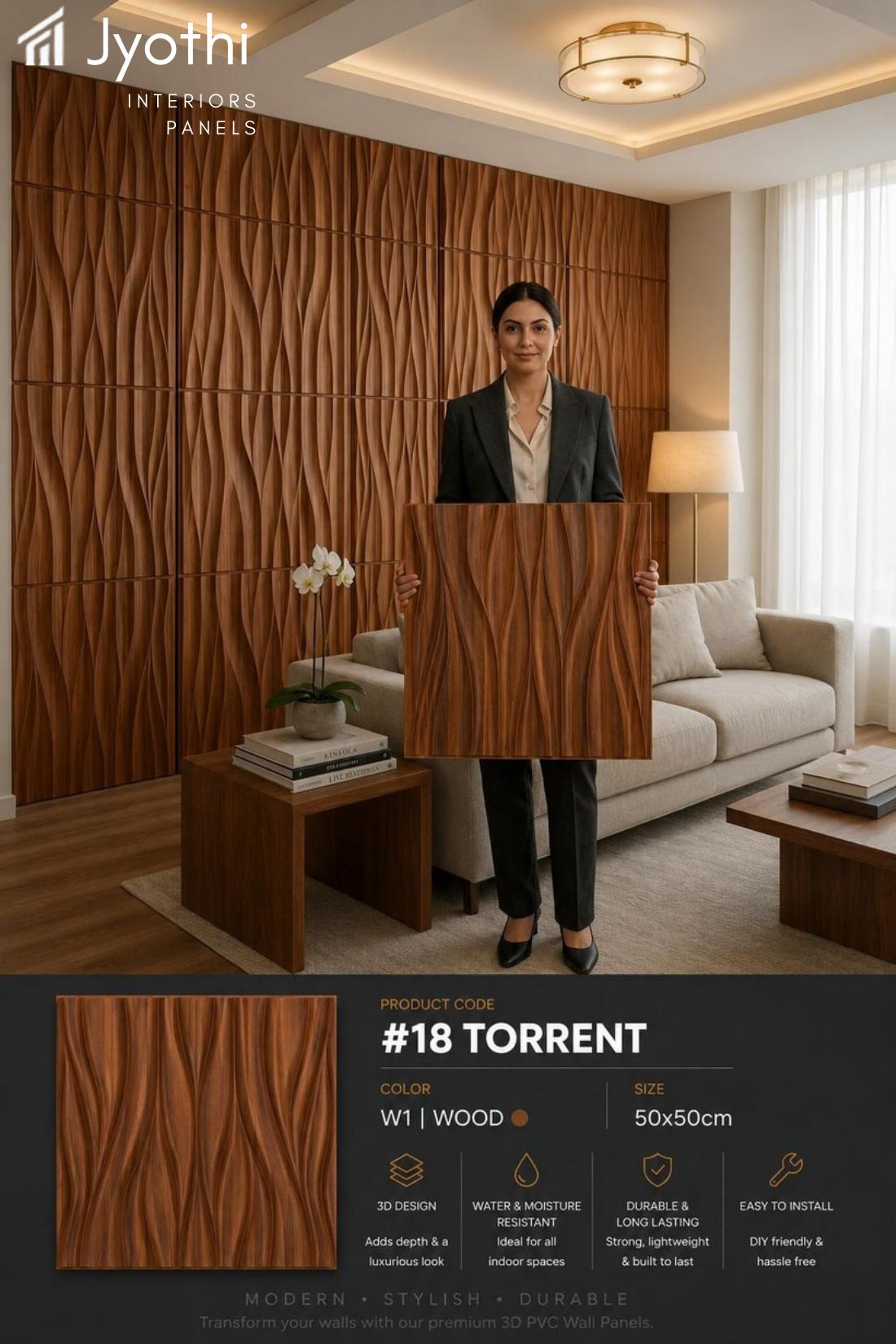 3D Wall Panel — 45